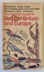 THE HAMLYN GUIDE TO BIRDS OF BRITAIN AND EUROPE by BERTEL BRUUN and ARTHUR SINGER , 516 BIRDS IN COLOUR , 448 MAPS , 1972 foto