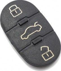 Audi - tastatura pentru cheie tip briceag cu 3 butoane - CARGUARD foto