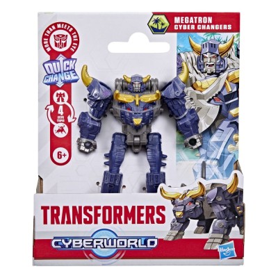 Transformers cyberworld robot megatron convertibil 10cm foto