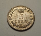 5 Kreuzer 1859 A UNC