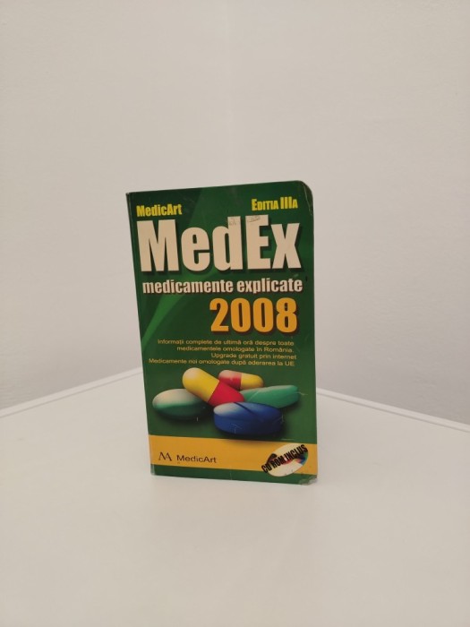 MedEx 2008 (medicamente explicate, CD-ROM inclus)