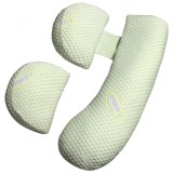 Set Perna pentru Gravide, Husa Detasabila, Utilizare in Forma H si U, Reglabila, Latime Ajustabila, Proactive, Verde