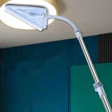 Mop triunghi extensibil/flexibil cu racleta din microfibra, 170 cm, rezerva