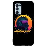 Husa compatibila cu Oppo A53 model Cyberpug, Silicon, TPU, Viceversa, Transparent, Carcasa