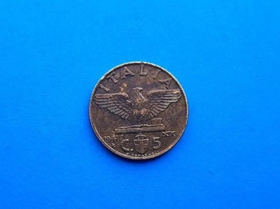 5 Centesimi 1941 Italia-XF foto