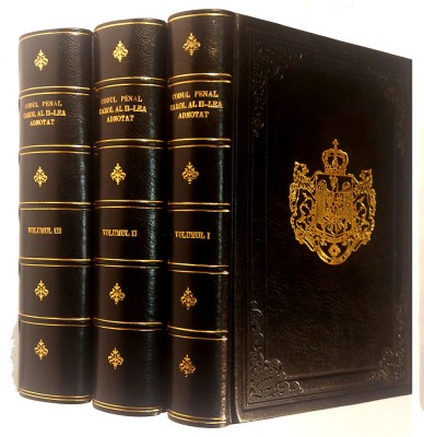 Codul Penal Carol al II-lea (Legătură Bibliofilă Piele) foto
