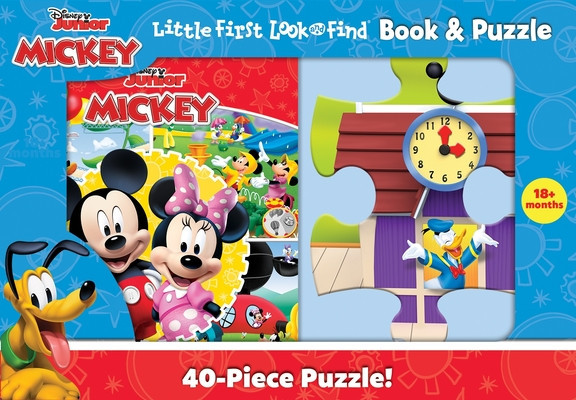 Disney Junior Mickey Mouse Clubhouse: Little First Look and Find Book &amp; Puzzle