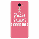Husa silicon pentru Huawei Enjoy 7 Plus, Paris Is Always A Good Idea