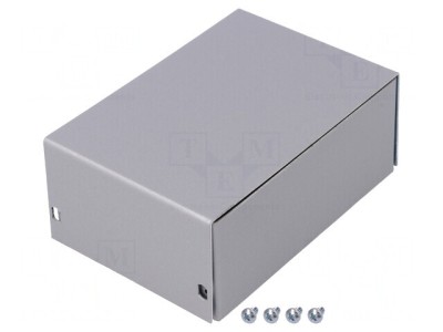 Carcasă Universală Aluminiu Gri 72x103x43mm foto
