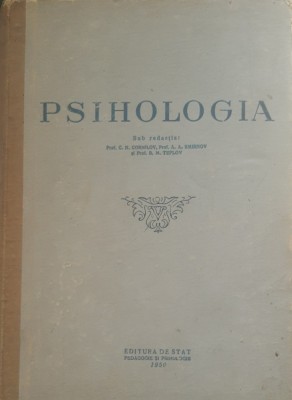 PSIHOLOGIA - C.N. CORNILOV, A. A. SMIRNOV foto