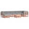 Set mobilier de gradina cu perne, 8 piese, lemn masiv douglas