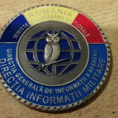 QW1 42 - Medalie - tematica militara - informatii militare - Romania