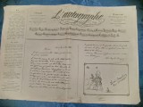 B69-I-L&#039; Autographe Ziar vechi Franta 5 Dec. 1863.