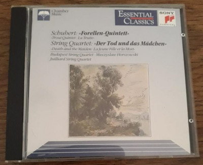CD Schubert &amp;ndash; Horszowski,Juilliard,Forellen - Quintett / Der Tod Und Das M&amp;auml;dchen foto