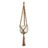 Suport Suspendabil Macrame pentru Ghiveci &ndash; Design Boho Natural, CMCLASS