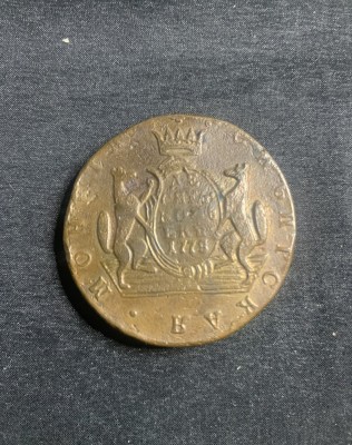 Moneda 10 copeici 1778 Rusia foto