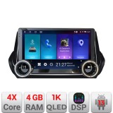 Navigatie Peugeot 2008 2020- Edotec 4+64 10.5 inch Incell 1K android Wifi 5Ghz gps internet Kit-209-2020