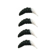 Naluca FISHUP Ozi Cheese, 140 Dark Olive White, 3cm, 10buc/pac