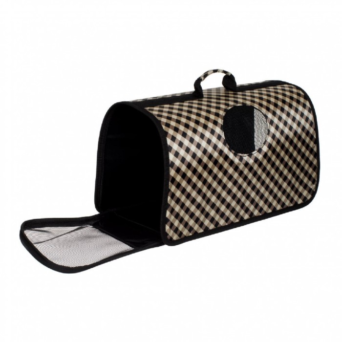 Geanta pentru transport animale, Bej, 48x22x26cm