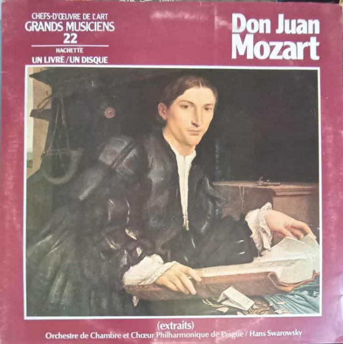Disc vinil, LP. Don Juan (Extraits)-Mozart, Orchestre De Chambre Et Ch&oelig;ur Philharmonique De Prague, Hans Swarow
