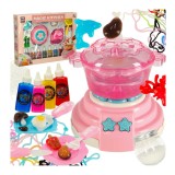 Set Creative Magic Kitchen, Gel colorat magic pentru crearea figurilor 3D cu lumina si sunet