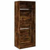 Cumpara ieftin Sifonier, stejar fumuriu, 80x50x200 cm, lemn prelucrat
