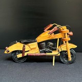 Motocicletă decorativă din lemn &ndash; China