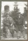 M1485N Octavian Goga și Sergiu Niță la Mănăstirea Curchi, Basarabia, 1926