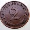 2.980 GERMANIA 2 REICHSPFENNIG 1937 F