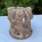 Sculptura in teracota infatisand trei copii, suport pentru uleiuri esentiale