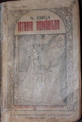 ISTORIA ROMANILOR manual clasa a III-a si VII -a foto