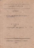 Curs de culturi irigate
