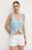 Pepe Jeans top din bumbac EMILIA modelator, PL304799