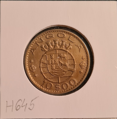 Angola 10 escudos 1969 foto