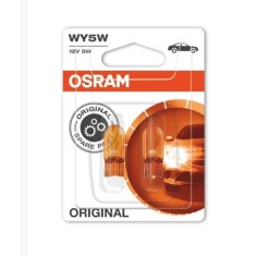 SET 2 BECURI 12V WY5W ORIGINAL BLISTER OSRAM