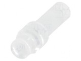 Tub LED rotund &Oslash;2,8mm cu parte frontală plată dreptă - Soluție de iluminat profesională