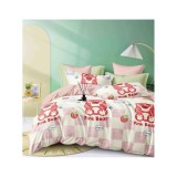 Cumpara ieftin Lenjerie de Pat cu Elastic, Bumbac Finet 6 Piese - JOJ257