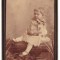 242 - SIBIU, Little Girl, CDV ( 10,5 / 6,5 cm ) - old real Photo