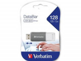 Stick USB Verbatim DataBar 49456, 128 GB, USB 2.0 (Gri)