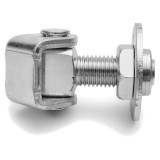 Balama reglabila cu guler M20, galvanizata, lungime 44-66 mm, pentru porti si portite