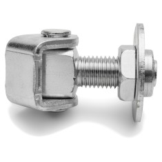 Balama reglabila cu guler M20, galvanizata, lungime 44-66 mm, pentru porti si portite