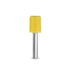 Valec s Činn&yacute;m čelom pr -13mm stopka 6mm , Granulatie Saburr FINA - GALBENA