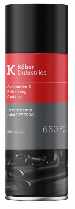 SPRAY NEGRU REZISTENT LA 650&deg;C-F400ML-KOBER