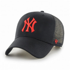 47brand șapcă MLB New York Yankees culoarea negru, cu imprimeu B-BRANS17CTP-BKN