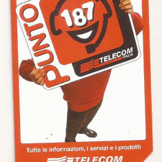 CT2-Cartela Telefonica -Telecom Italia - 10000 Lire - Punto 187