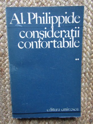 AL. PHILIPPIDE - CONSIDERATII CONFORTABILE VOL 2 foto