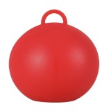 Greutate pentru baloane, flippy, accesoriu petrecere, 5.5x5.5 cm, 120 g, rosu