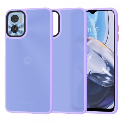 Husa pentru Motorola Moto E22i / E22, Techsuit, HaloFrost, Mov Deschis foto
