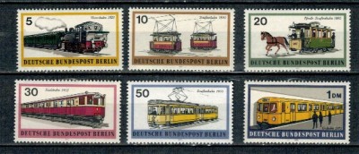 Berlin 1971 - Transport, trenuri, serie neuzata foto