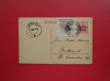 1918 - CARTE POSTALA - OCUPATIA GERMANA IN ROMANIA - MVIR - STAMPILA - PIATRA OLT - CORABIA